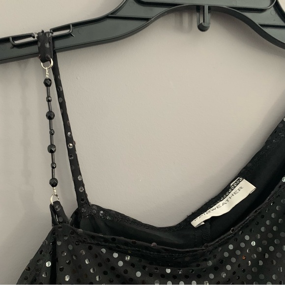 Fairweather Small Petite Black Sequinned Dress - Picture 6 of 8